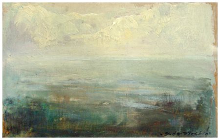 GIULIO DA VICCHIO Vicchio di Mugello 1925 – Livorno 2004 Mattino sul mare...