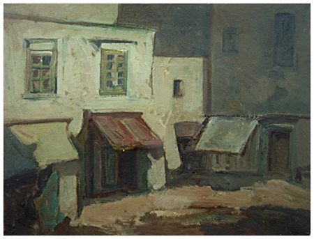 GIUSEPPE CASELLI Villa Rotta 1893 – La Spezia 1976 Senza titolo Olio su...