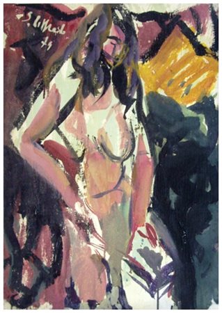 SILVIO LOFFREDO Parigi (Francia) 1920 - Firenze 2013 Senza titolo 1975 Olio...