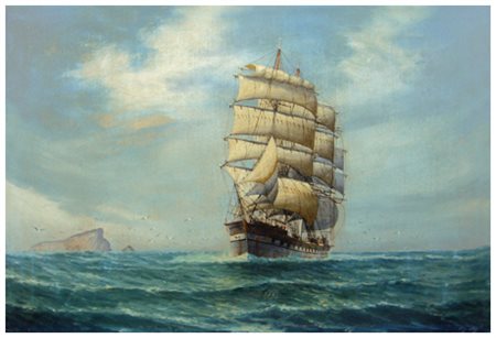 L. PAPA Senza titolo Olio su tela 35 x 50. Firma in b. a d.