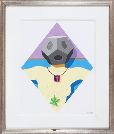 KEUNEN ALEXIS (1921 - 1990) Le belle andaluse. 1970. Gouache. Cm 40,00 x...