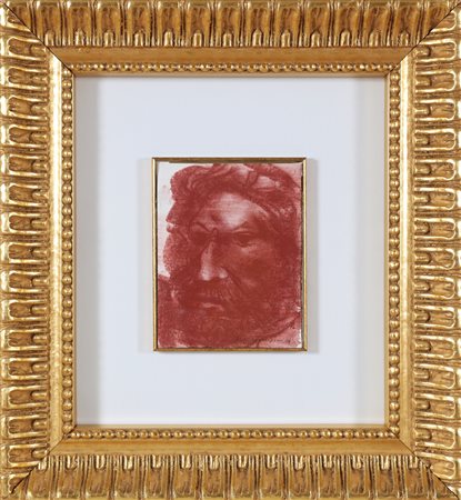 ANNIGONI PIETRO (1910 - 1988) Volto. Sanguigna su carta . Cm 19,00 x 15,00....