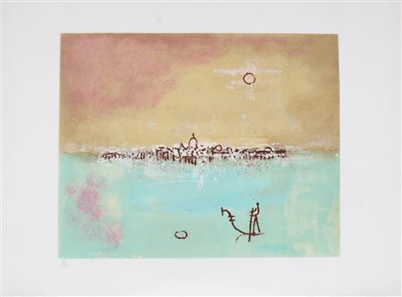 ROGNONI FRANCO (1913 - 1999) Senza titolo. Acquaforte. Cm 80,00 x 60,00....