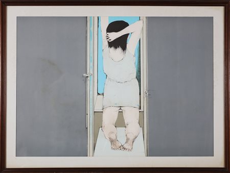 PLATTNER KARL (1919 - 1986) Senza titolo. 1968. Litografia. Cm 51,00 x 71,00....