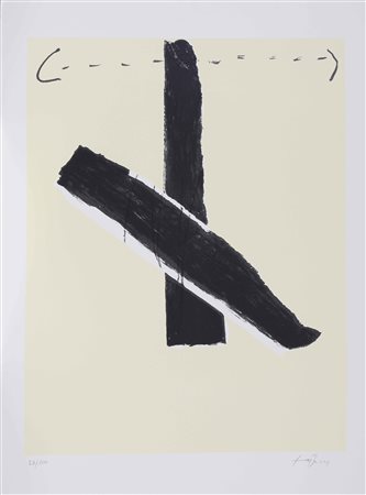 TAPIES ANTONI (1923 - 2012) Senza titolo. Litografia. Cm 59,00 x 79,00....