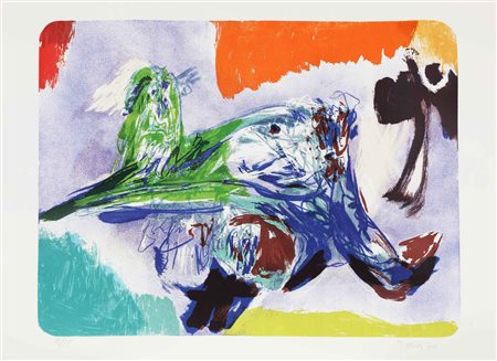 JORN ASGER (1914 - 1973) Senza titolo. 1970. Litografia. Cm 76,00 x 56,00....