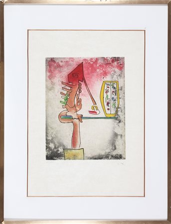 MATTA ROBERTO SEBASTIAN ANTONIO (1911 - 2002) Senza titolo. Acquaforte. Cm...