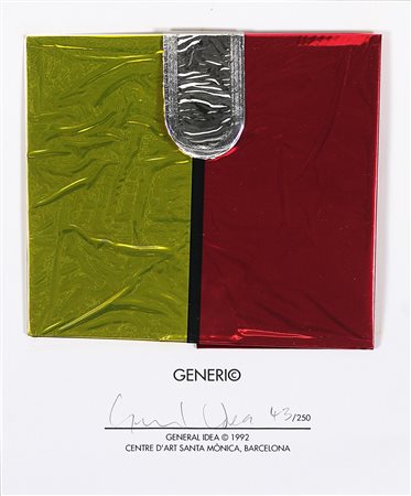 GENERAL IDEA (1969 - 1994) Balloon. 1992. Multiplo. Cm 21,50 x 26,50....