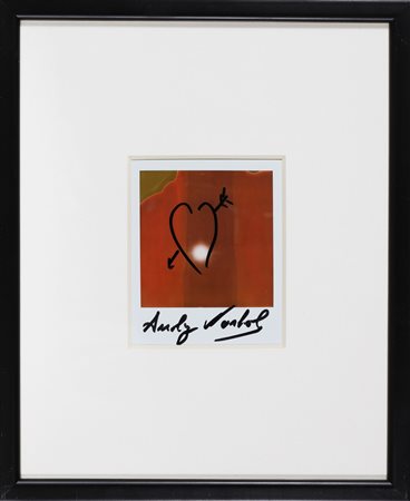 WARHOL ANDY (1928 - 1987) Senza titolo. Polaroid. Cm 8,50 x 10,50. Firma a...