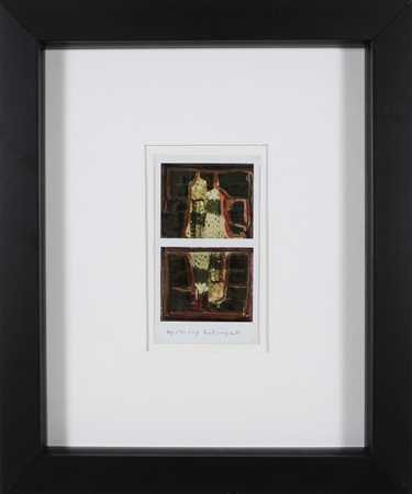 GALIMBERTI MAURIZIO (n. 1956) Dress Double. Polaroid doppia. Cm 18,50 x...
