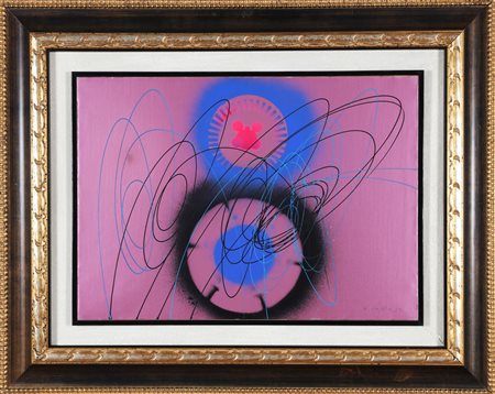 CRIPPA ROBERTO GAETANO (1921 - 1972) Spirali. 1971. Olio su cartone telato....