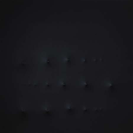 BRESCIANINI ANGELO (n. 1948) 24 Spari di pistola. 2013. Spari su lamiera. Cm...