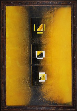 ROASIO MAURIZIO (n. 1946) Rezal XIV. 2005. Tecnica mista su tavola. Cm 100,00...