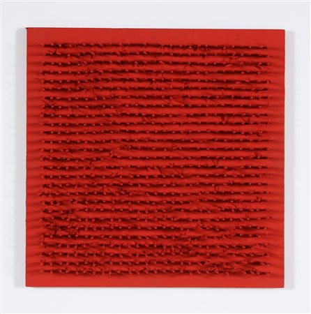 AUBERTIN BERNARD (n. 1934) Tableau Clous. 1970. Chiodi su tavola. Cm 30,00 x...