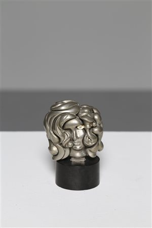 BERROCAL MIGUEL ORTIZ (1933 - 2006) Portrait de Michèle. 1969. Metallo. Cm...