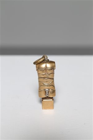 BERROCAL MIGUEL ORTIZ (1933 - 2006) Mini Davide. 1968. Metallo. Cm 2,50 x...