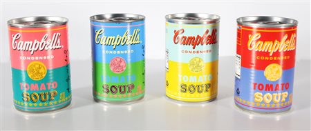 WARHOL ANDY (1928 - 1987) Lotto composto da n. 4 Lattine Campbell's Soup....