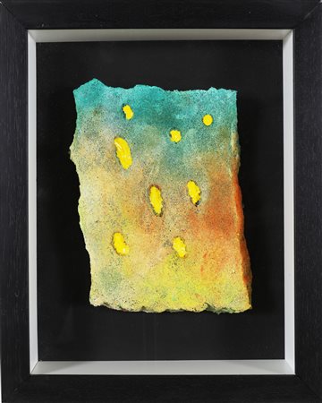 NUCARA RENZO (n. 1955) Reperto. 1994. Poliuretano e pigmenti.. Cm 19,00 x...