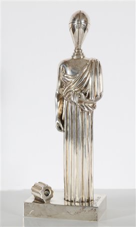 DE CHIRICO GIORGIO (1888 - 1978) La musa con la colonna spezzata. 1970....