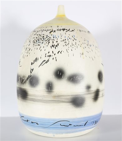 SCANAVINO EMILIO (1922 - 1986) Senza titolo. 1988. Ceramica. Cm 30,00 x...