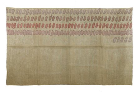 GRIFFA GIORGIO (n. 1936) Orizzontale. 1978. Acrilico su tela di juta. Cm...