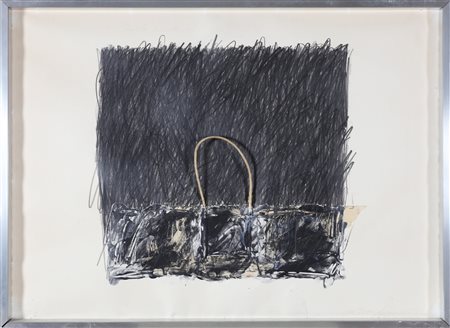 STAMM TED (1944 - 1984) Senza Titolo. . 1974. Collage e matita su carta. Cm...