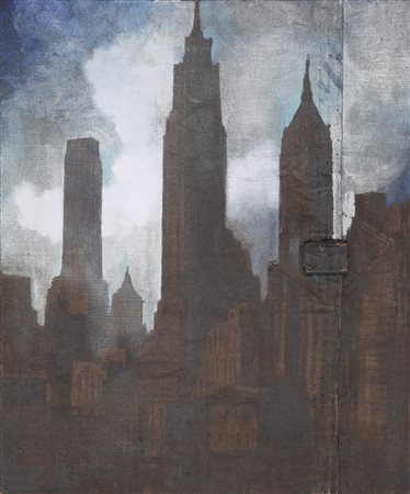 PIGNATELLI LUCA (n. 1962) New York. 2004. Olio su tela. Cm 50,00 x 60,00. Al...
