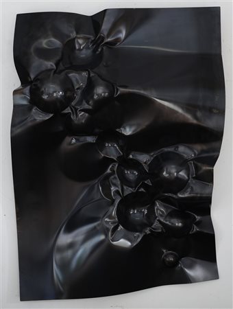 XHIXHA HELIDON (n. 1970) Energia. Ferro verniciato. Cm 97,50 x 141,00. Firma...