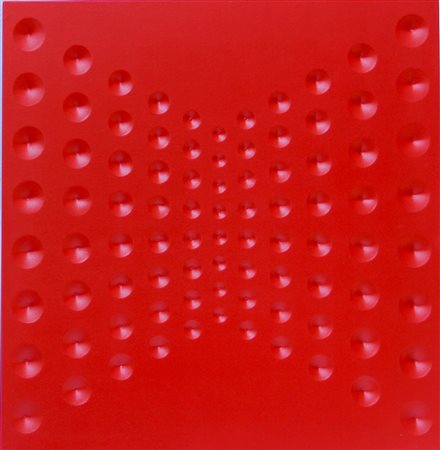 BRUNELLO STEFANO (n. 1960) Progressione. Acrilico su tela introflessa. Cm...