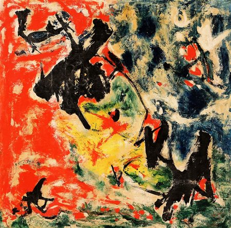 TSAI HSIA LING 1936, Pittura, 1959, Olio su tela, cm. 100 x 100, Firmato e...