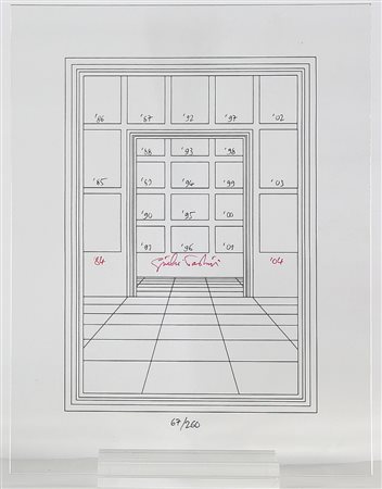 GIULIO PAOLINI, 1940, ‘84 - ‘04, 2004, Multiplo in plexiglass, cm. 40 x 30 x...
