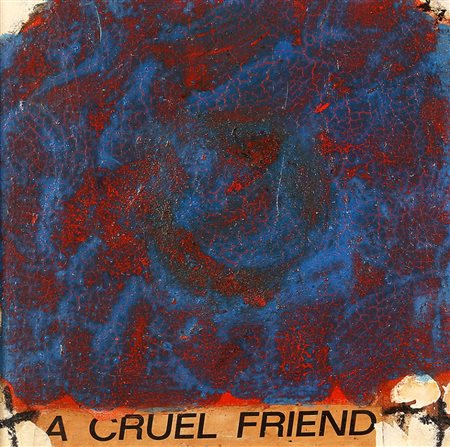 PAOLO PATELLI, 1934, A cruel friend, 1996, Tecnica mista e collage su tela,...