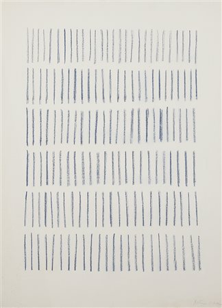 ARTURO VERMI, 1928 - 1988, Senza titolo, Pastello su carta, cm. 66 x 48,...
