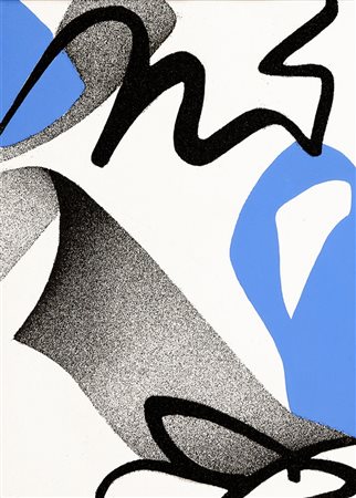 AGOSTINO FERRARI, 1938, Senza titolo, Tecnica mista e sabbia su tela, cm. 35...