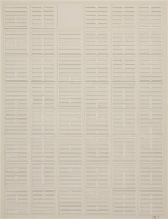 GIORGIO TEARDO, 1932, L’acqua scorre lontano ..., 1971, Collage di cartoni su...