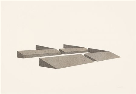 GIUSEPPE UNCINI, 1929 - 2008, Senza titolo, 1975, Collage di cartoncini su...