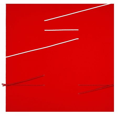 GIOVANNI CAMPUS, 1929, Struttura ..., anni ‘ 70/80, Acrilico e corde inserite...