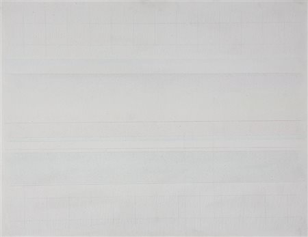 RICCARDO GUARNERI, 1933, Dall’alto due strisce, 1974, Tecnica mista su tela,...