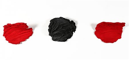 PINO PINELLI, 1938, Pittura R.N.R, 1990, Pittura su 3 elementi, cm. 39 x 31...