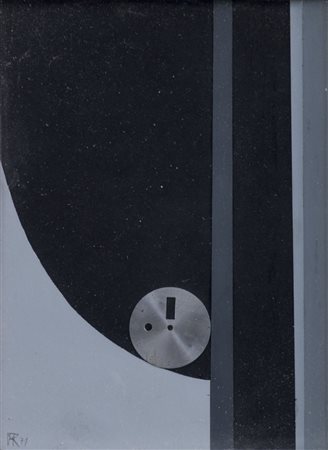 HEINZ REISTER (1941)Senza Titolo, 1971Collage e applicazioni su metalloCm...