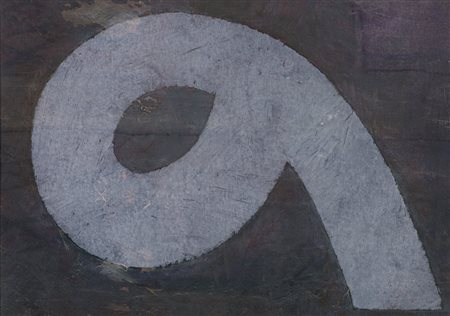 ANGELO TITONEL (1938)Memorie inquiete, 1995Olio e acrilici su cartaCm...