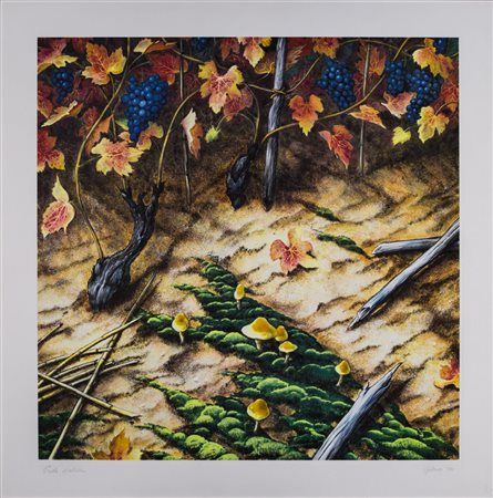 PIERO GILARDI (1942)Senza Titolo, 1994Litografia a 22 coloriCm 57x57Firma a...