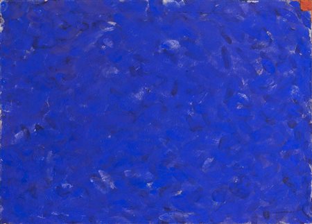 GIUSEPPE MARANIELLO (1945)Arancio e Blu, 1980Tecnica mista su telaCm...