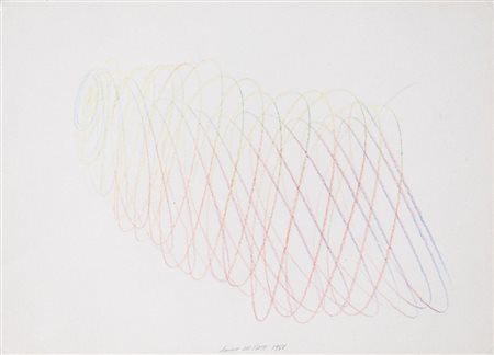 AMALIA DEL PONTE (1936)Senza Titolo, 1988Pastelli colorati su cartaCm...