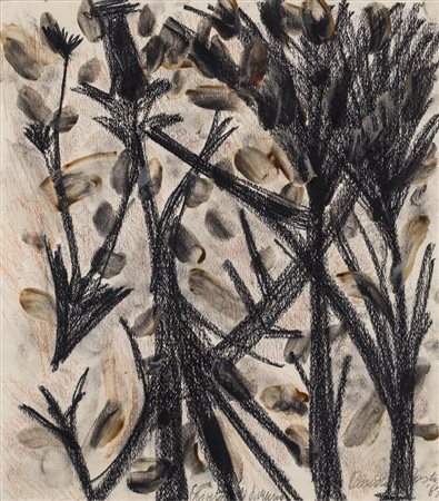 CLAUDIO COSTA (1942-1995)Oliveto, 1987Tecnica mista su cartoncinoCm...
