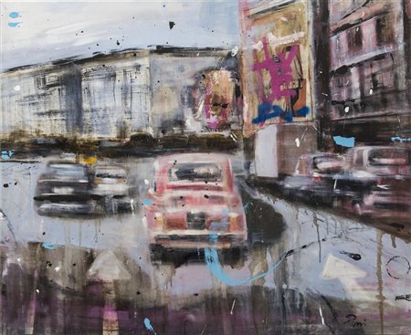 ALFREDO PINI (1958)Probabilmente, 2014Olio su telaCm 80x100Firma al...