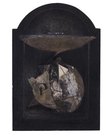 GABRIELLA BENEDINI (1932)Orizzonte, 1986Tecnica mista su tavolaCm 26x18Titolo...