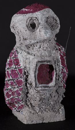 FILIPPO BIAGIOLI (1975)Piccolo Idolo, 2015Scultura in calcestruzzo, incenso e...