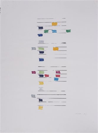 GIUSEPPE CHIARI (1926-2007)Senza Titolo, 1997Tecnica mista e pennarelli su...