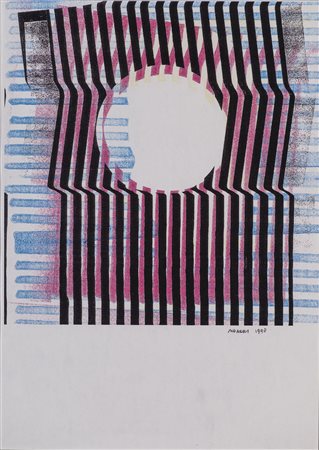 BRUNO MUNARI (1907-1998)Senza Titolo, 1990Xerografia su carta - Pezzo UnicoCm...